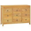 Chest of Drawers 80x30x55 cm Solid Wood Teak