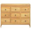 Chest of Drawers 80x30x55 cm Solid Wood Teak