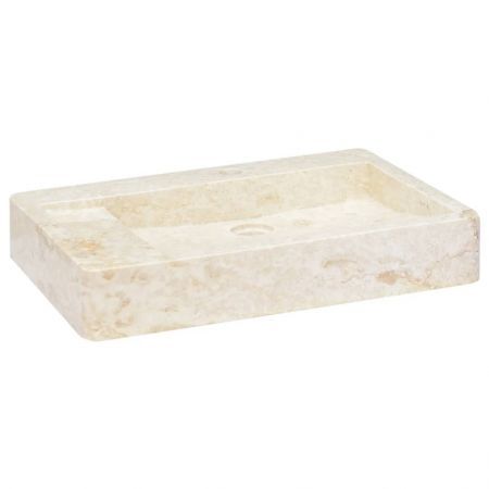 Sink Cream 58x39x10 cm Marble