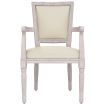 Dining Chair Beige linen