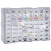 Multi-drawer Organiser with 64 Drawers 52x16x37.5 cm