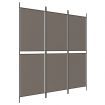 3-Panel Room Divider Anthracite 150x200 cm Fabric