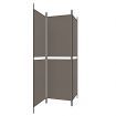 3-Panel Room Divider Anthracite 150x200 cm Fabric