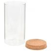 Storage Glass Jars with Cork Lid 6 pcs 1100 ml