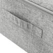 Storage Box Fabric 70x40x18 cm Grey