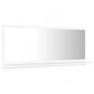 Bathroom Mirror White 90x10.5x37 cm Engineered Wood