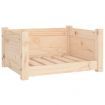 Dog Bed 55.5x45.5x28 cm Solid Pine Wood