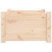 Dog Bed 55.5x45.5x28 cm Solid Pine Wood