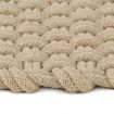 Rug Rectangular Natural 180x250 cm Cotton