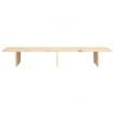 Monitor Stand 100x27x15 cm Solid Wood Pine