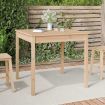 Garden Table 82.5x82.5x76 cm Solid Wood Pine