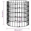 Circular Gabion Pole Galvanised Steel Ø50x50 cm