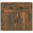 Sideboard Smoked Oak 80x33x70 cm Engineered Wood