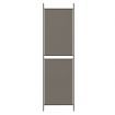 5-Panel Room Divider Anthracite 250x200 cm Fabric