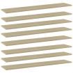 Bookshelf Boards 8 pcs Sonoma Oak 100x20x1.5 cm Engineered Wood