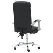 Reclining Office Chair Black Faux Leather