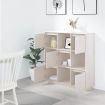 Highboard White 110.5x35x117 cm Solid Wood Pine