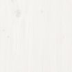 Highboard White 110.5x35x117 cm Solid Wood Pine