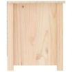 Shoe Cabinet 110x38x45.5 cm Solid Wood Pine