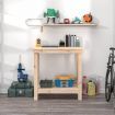 Work Bench 80x50x80 cm Solid Wood Pine