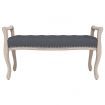 Bench Dark Grey 110x45x60 cm Velvet