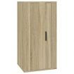 Wall Mounted TV Cabinet Sonoma Oak 40x34.5x80 cm