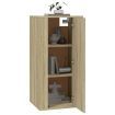 Wall Mounted TV Cabinet Sonoma Oak 40x34.5x80 cm