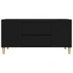 TV Cabinet Black 102x44.5x50 cm Engineered Wood