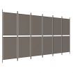 6-Panel Room Divider Anthracite 300x180 cm Fabric