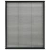 Plisse Insect Screen for Windows Aluminium Anthracite 80x100 cm