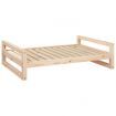 Dog Bed 105.5x75.5x28 cm Solid Pine Wood