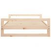 Dog Bed 105.5x75.5x28 cm Solid Pine Wood