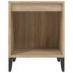 Bedside Cabinet Sonoma Oak 40x35x50 cm