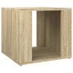 Bedside Table Sonoma Oak 41x40x36 cm Engineered Wood