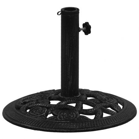 Umbrella Base Black 40x40x32 cm Cast Iron