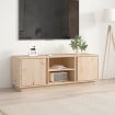 TV Cabinet 110x35x40.5 cm Solid Wood Pine