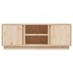 TV Cabinet 110x35x40.5 cm Solid Wood Pine