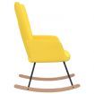 Rocking Chair Mustard Yellow Fabric