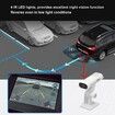 Reverse Hitch Guide for RV with Built-in Battery,2K Waterproof Night Vision Rear View Camera,with Magnetic and Adhesive Mount Camera for Car,RV Truck and Trailer, Camper (2K,White)