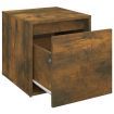 Box Drawer Smoked Oak 40.5x40x40 cm Engineered Wood