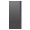 Side Cabinet High Gloss Grey 97x32x72 cm Engineered Wood