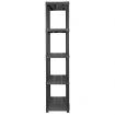 Storage Shelf 5-Tier Black 71x38x170 cm Plastic