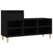 Shoe Cabinet Black 102x36x60 cm Engineered Wood