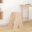 Stools 2 pcs 40x40x60 cm Solid Wood Pine