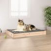 Dog Bed 91.5x64x9 cm Solid Wood Pine