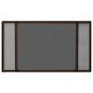 Extendable Insect Screen for Windows Brown (100-193)x75 cm