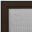 Extendable Insect Screen for Windows Brown (100-193)x75 cm