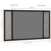 Extendable Insect Screen for Windows Brown (100-193)x75 cm