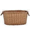 Firewood Basket with Carrying Handles 58x42x29 cm Natural Willow