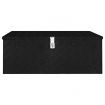 Storage Box Black 100x55x37 cm Aluminium